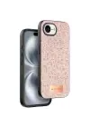 Onegif Apple iPhone 16E Bright Simli Kapak - Pembe