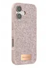 Onegif Apple iPhone 17 Bright Simli Kapak - Pembe