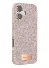 Onegif Apple iPhone 17 Bright Simli Kapak - Pembe