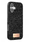 Onegif Apple iPhone 17 Bright Simli Kapak - Siyah