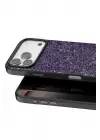 Onegif Apple iPhone 17 Pro Bright Simli Kapak - Derin Mor