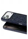 Onegif Apple iPhone 17 Pro Bright Simli Kapak - Mavi