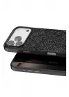 Onegif Apple iPhone 17 Pro Bright Simli Kapak - Siyah