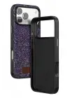 Onegif Apple iPhone 17 Pro Max Bright Simli Kapak - Derin Mor