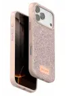 Onegif Apple iPhone 17 Pro Max Bright Simli Kapak - Pembe