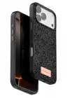 Onegif Apple iPhone 17 Pro Max Bright Simli Kapak - Siyah