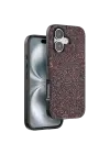 Onegif iPhone 16 Plus Bright Simli Kapak - Derin Mor
