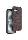 Onegif Apple iPhone 16 Plus Bright Simli Kapak - Derin Mor