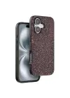 Onegif iPhone 16 Plus Bright Simli Kapak - Derin Mor