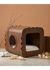 Özel Tasarım Nova MDF Kedi Evi