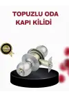 Paslanmaz Çelik Dayanıklı Topuzlu Kapı Kilidi