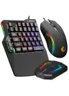 Rampage KM-R92 CHEAT-X USB Mini Klavye+Mouse+Switch Combo Gaming Oyuncu Klavye Mouse Set