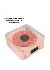 Retro Bluetooth Hoparlör PEMBE