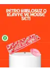 Retro Tarz Bluetooth 5.1 Klavye – Win/OSX/Android/iOS Uyumlu