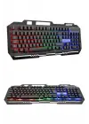 RGB Işıklı Gaming Oyuncu Klavye Q Klavye Mouse Hediyeli