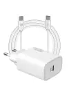 S-link SL-EC62TP Type-C 20W PD3.0 Quick Charge QC4.0 Kablo + Ev Şarj Adaptör