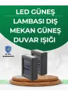 Şeffaf Abajurlu Duvar Tipi Solar Işık