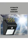Sensörlü 20 LED Solar Duvar Lambası 3 Metre Algılama Mesafesi