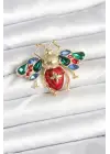 Süslü Arı Model Broş