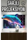 Taşınabilir Sinema Oyun Projektörü Akıllı Projeksiyon Android 11