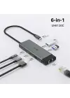 Tp-Link UH6120C USB Type C Docking Station 6 Port ( USB-C PD + USB C + USB 3.0 X2 )