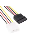 Vcom CE351-0.15 Tekli Sata Power Kablo 0.15MT