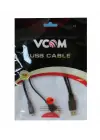 Vcom Usb 2.0 2-Mini Usb 5Pin Black 0.3M