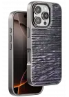 Venco Apple iPhone 16 Pro Max Wave Kapak - Derin Mor