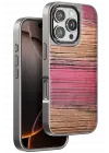 Venco iPhone 16 Pro Max Wave Kapak - Pembe