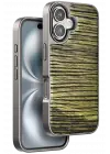 Venco iPhone 16 Wave Kapak - Koyu Kahve