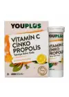 Youplus Vitamin C Çinko Propolis Efervesan 20 Tablet