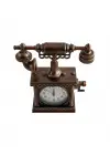 ZN8808B TELEFON ŞEKLİNDE ÇALAR SAAT BRONZ