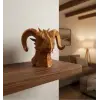 Altın Kırmızı Ejderha Figürü