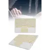 Android ve İOS Uyumlu Bluetooth Klavye Touchpad Slim Kablosuz Wifi Q Klavye