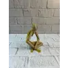 DEKORATİF İNSAN FİGÜRÜ SARI