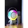 Mini Karaoke Astronot Bluetooth Speaker Karaoke Mikrofon