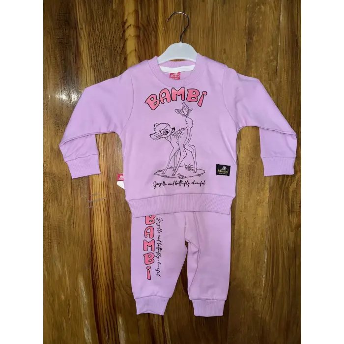 6-24 aylık bambi çocuk takımı lila