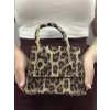 luxe leopar cilt çanta