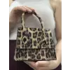 luxe leopar cilt çanta