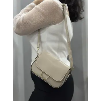 Bej cilt mossi çanta