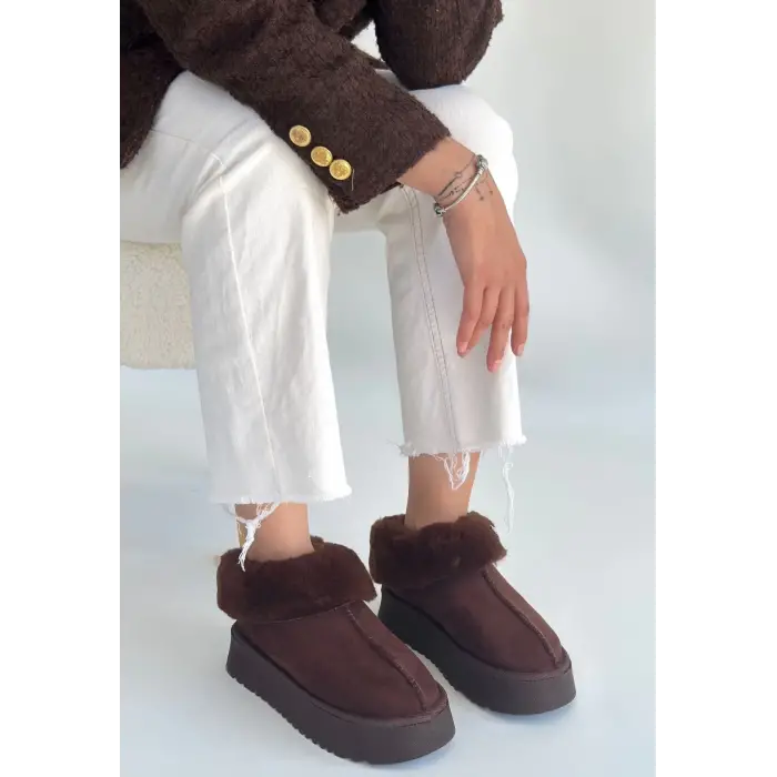 Edali Kahverengi Süet Bot