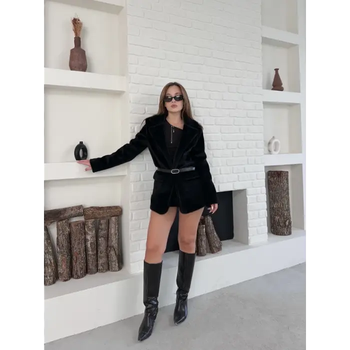 Fok ceket premıum kalite siyah st255860