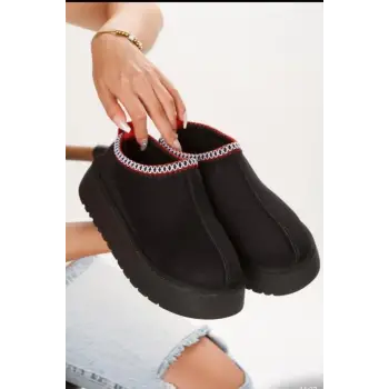 Foyk Siyah Süet Bot