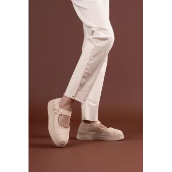 Lunni Bej Keten Spor Ayakkabı