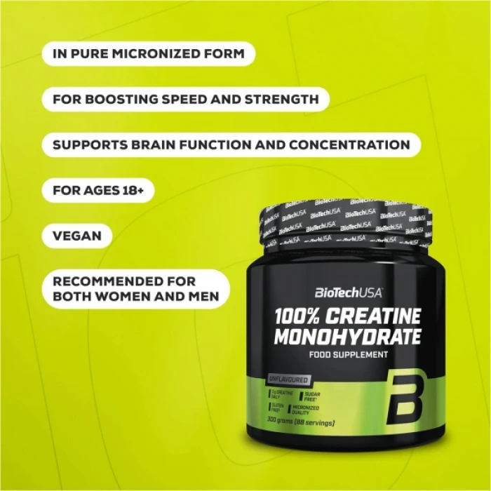 100% Creatine Monohydrate 300 gr
