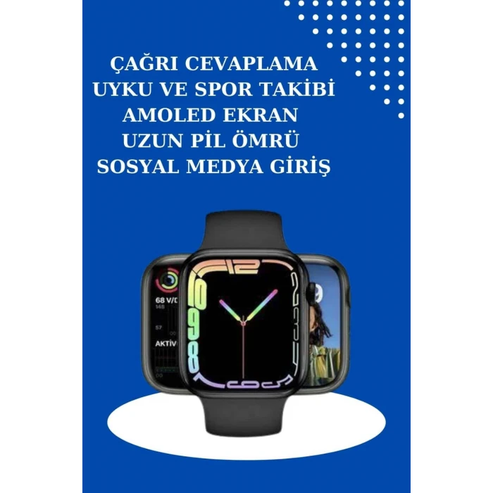 2025 Model Akıllı Saat ve 2.Nesil TWS Bluetooth Kulaklık ANC Özelliği Amoled Ekran