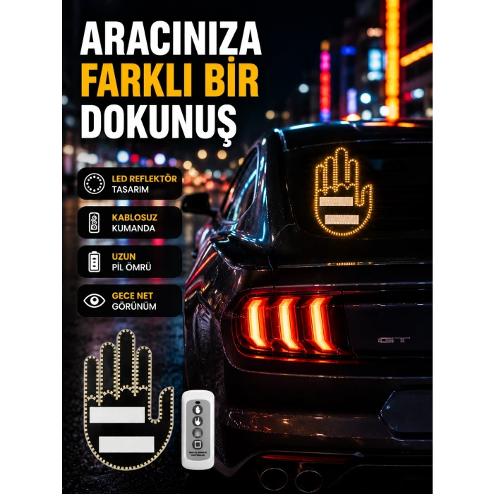 2025 Orijinal LED El Park Uyarı Sistemi Uzaktan Kumandalı