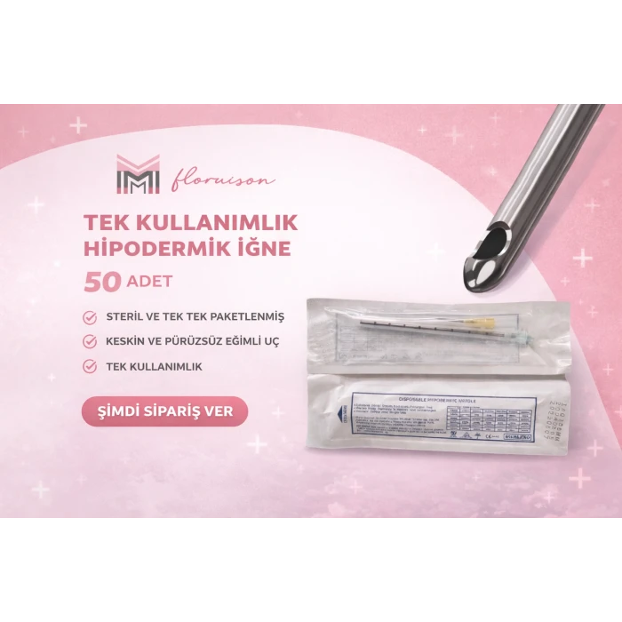 27G X 38MM Dolgu Kanülü Steril Uç 50 Adet 1 Kutu