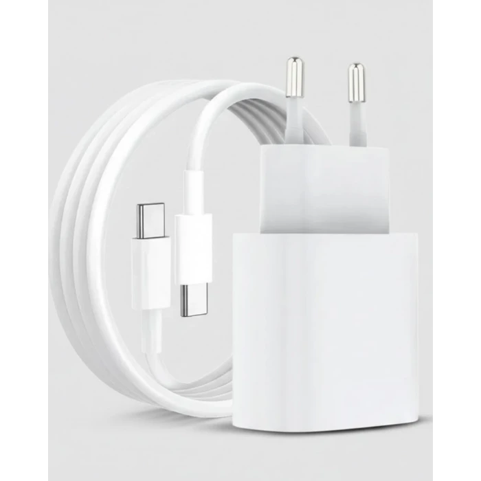 35W Güçlü USB-C Şarj Aleti Type-C Kablo Dahil
