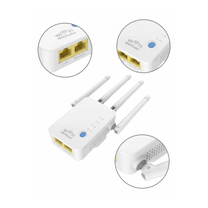 4 ANTENLİ WİFİ GÜÇLENDİRİCİ